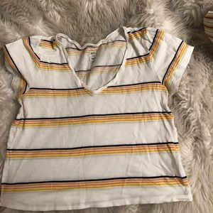 Cute striped crop top from Me to We.